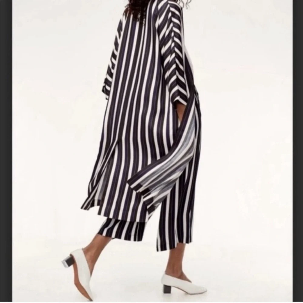 Aritzia Wilfred Striped Durante Jacket